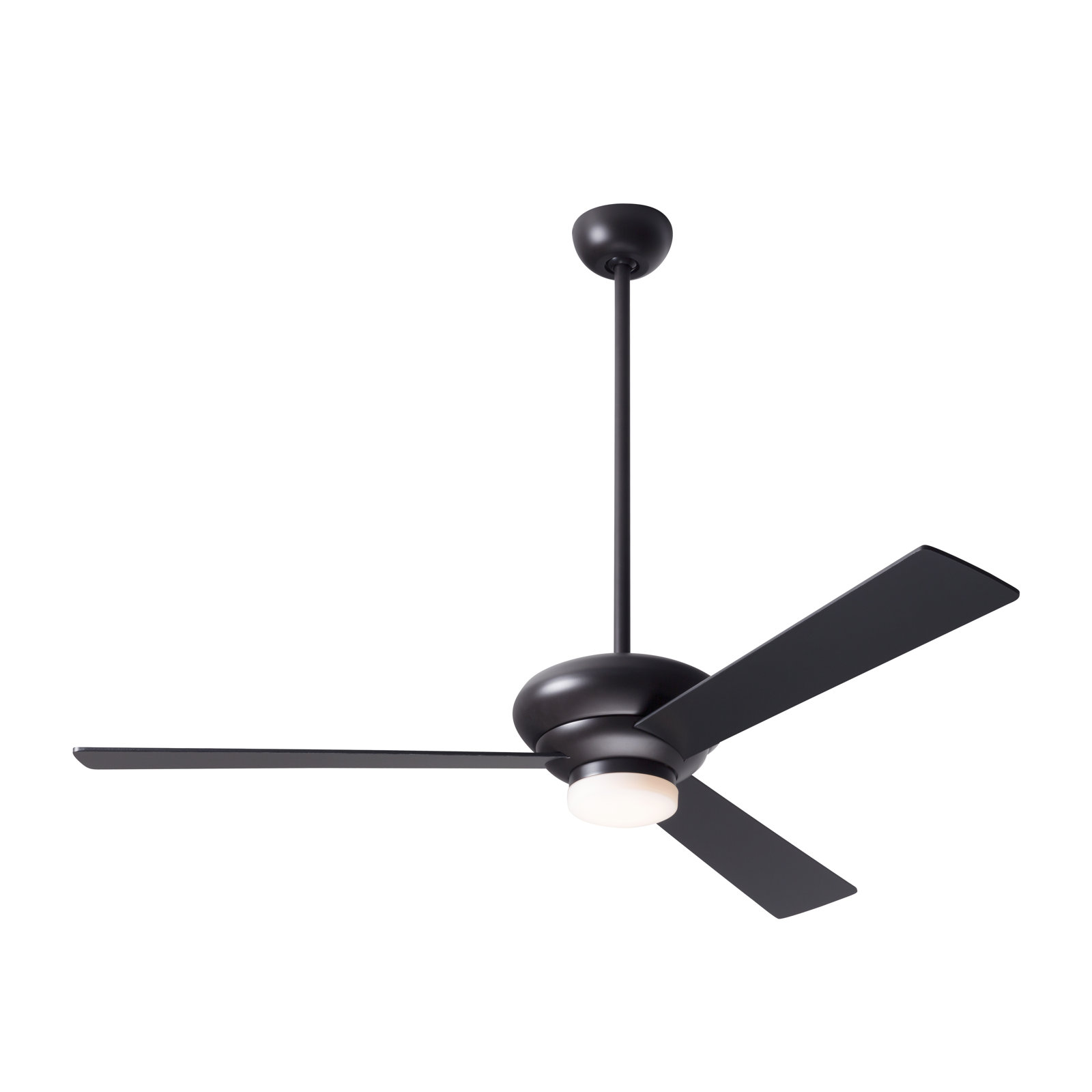Altus 52" Ceiling Fan with LED Light Kit, Handheld Remote Control (2-wire), Black, Dark Bronze