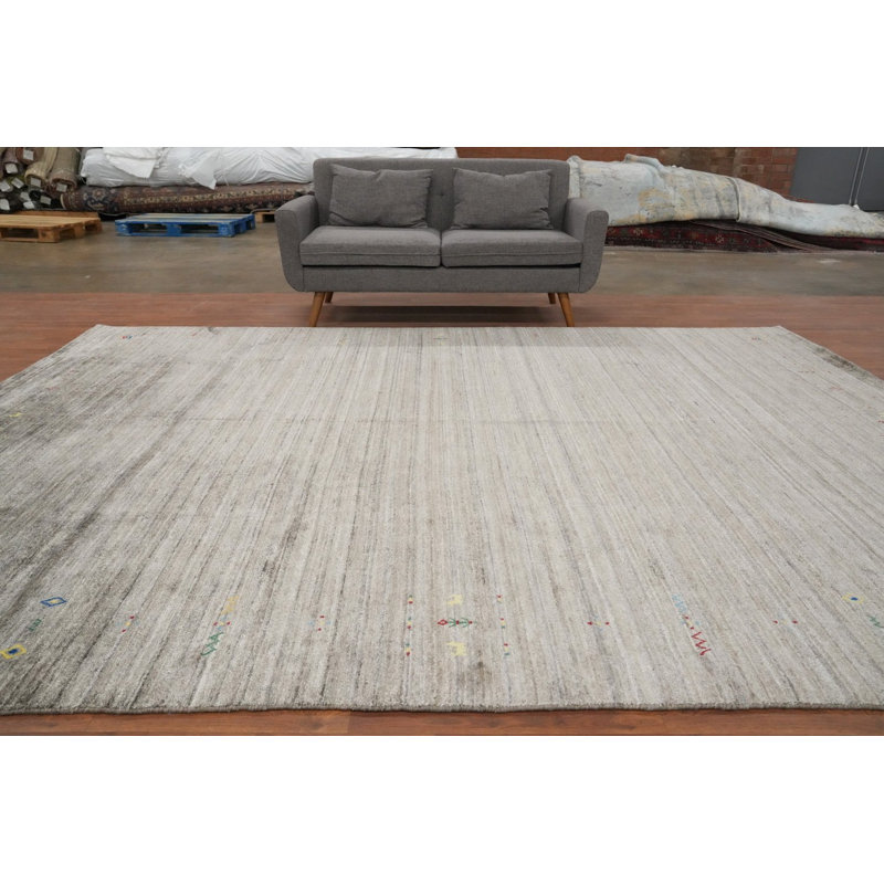 Tapis tribal de style oriental Gabbeh 9 x 12