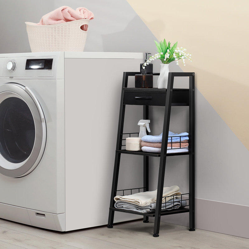 3 tablettes noires, Matte Black
