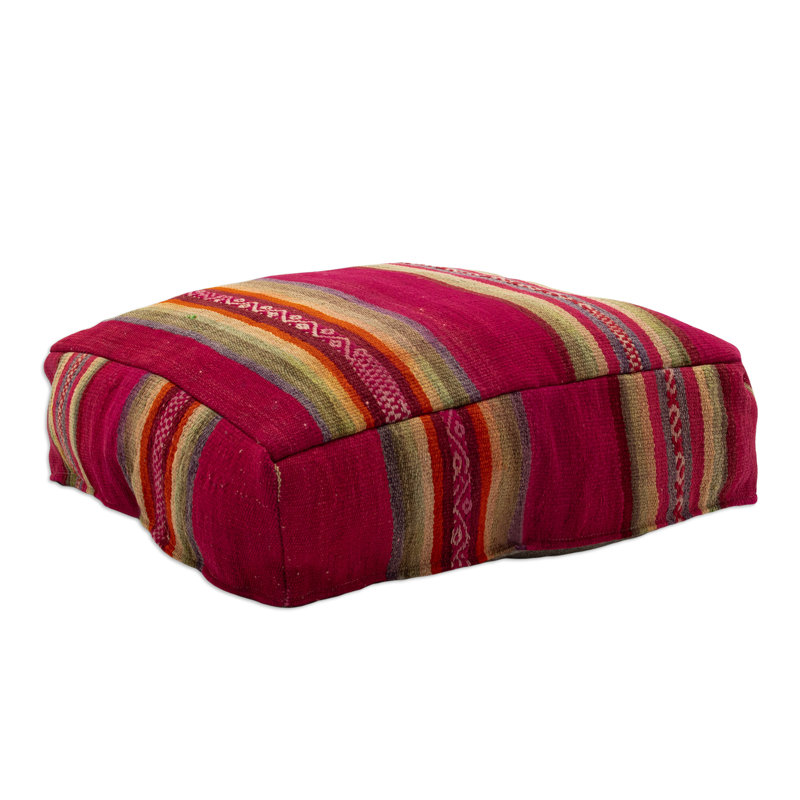 Striped Cotton Throw Pillow