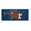 « flying bonhomme de neige », art sur toile-31977523