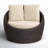  Outdoor Weather Resistant Rattan Snuggle Chair