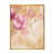 Toile avec cadre flottant or