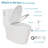 1.1/1.6 GPF Dual-Flush Elongated One-Piece Skirted Toilet (Seat Included)-89181559-121283081