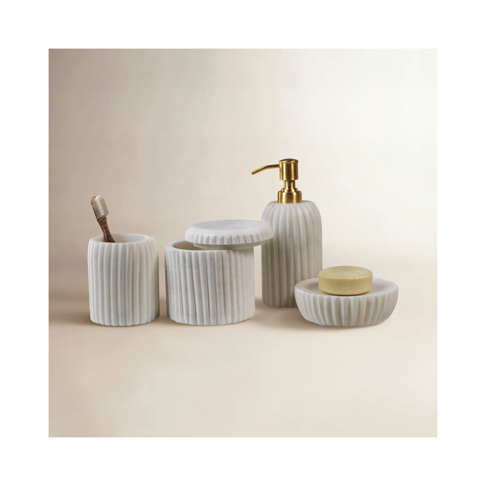 Gibbs Marble Bathroom Tray