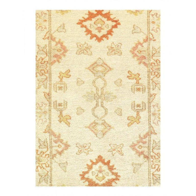 Wool Oriental Area Rug in Ivory