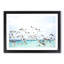Flock Of Seagulls Over The Sea - Single Picture Frame Print on MDF-56712950-56712954