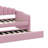 Twin-Size Upholstered Daybed With Trundle, Plush Velvet Sofabed Equipped With USB Charging Ports