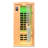 Low EMF Front Door With Heating Panel One People Hemlock Far-Infrared Indoor Sauna Room
