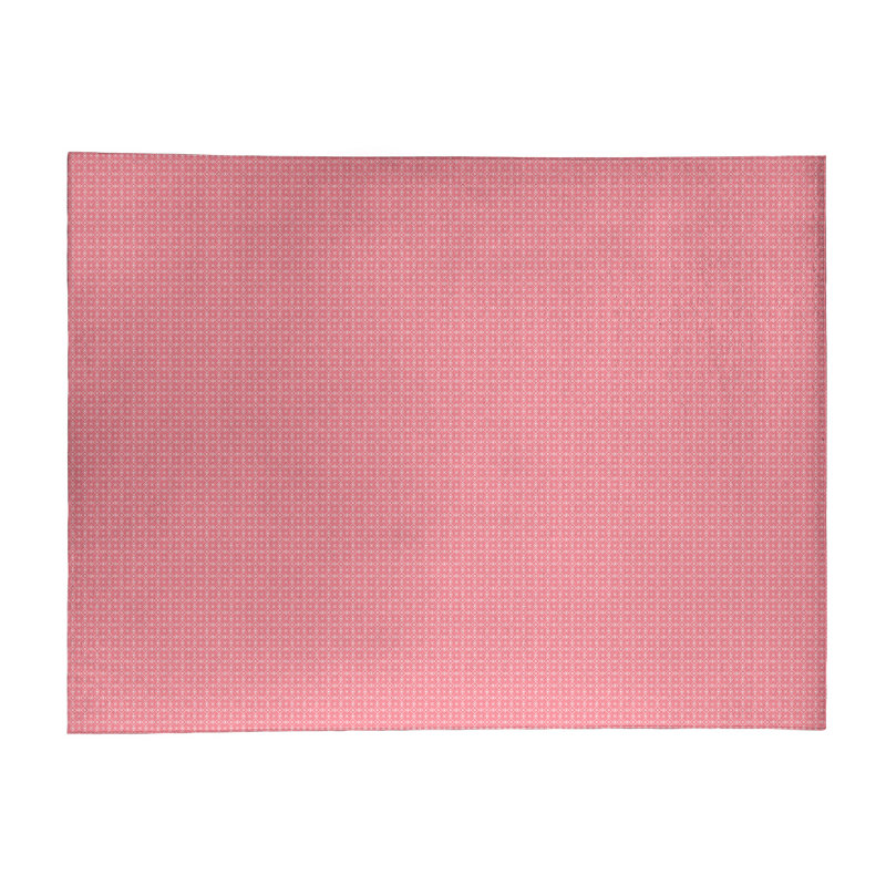 Tapis de zone rose napperon classic, Rectangle 8 pi x 10 pi