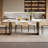 Deyana Modern Rectangular Sintered Stone Dining Table-1473457940