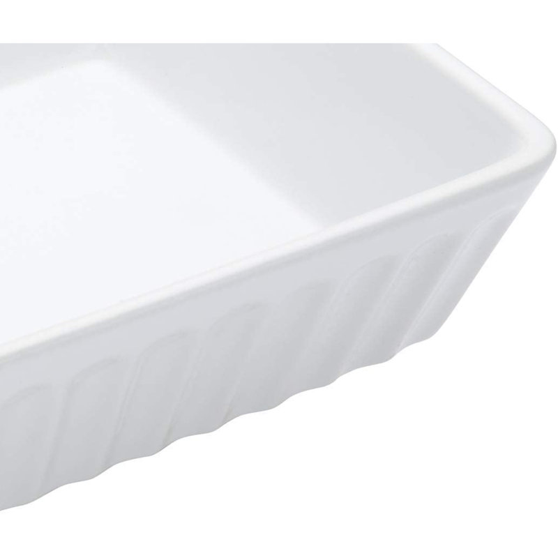 World of Flavours Italian Stoneware Rectangular Lasagne and Roasting Dish, Medium