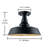 Adesewa Black Semi Flush Mount Ceiling Light-247702440