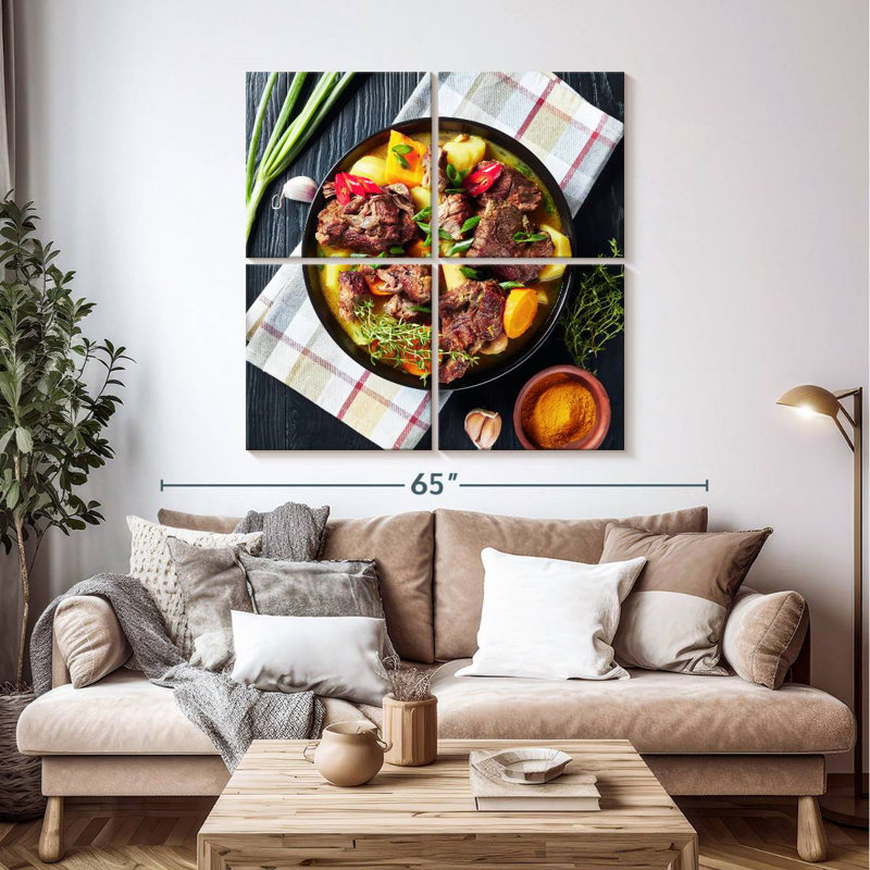 Yarlin Spicy Jamaican Curry, 45" H x 45" W
