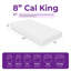Matelas moyen en mousse viscoélastique 8 "-769848715