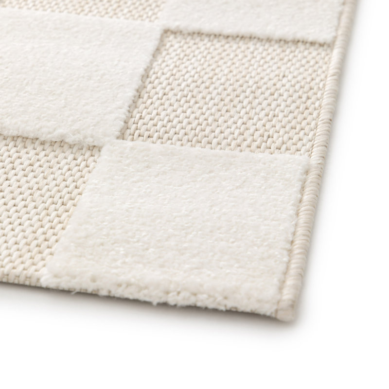 Chequered Area Rug, Rectangle 200x 290cm