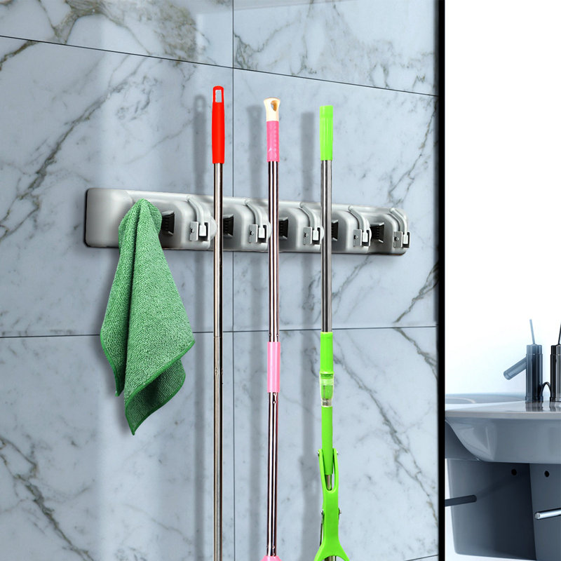 5-Position Mop Holder Wall Mount