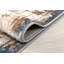 Tapis oriental abstrait, tapis en polypropylène brun ou gris, tapis de chambre contemporain - 5 x 8, 6 x 9-1579910305