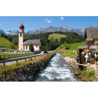 Village Of Niederthai - Wrapped Canvas Photograph
