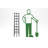 Classic 14" L X 68" H Vinyl A-frame Ladder Garden Trellis-110485465