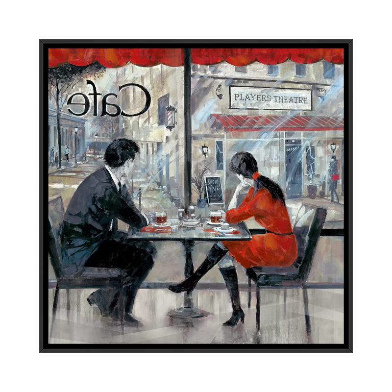 « joueur du théâtre », impression sur toile, H 18 po x l 18 po x P 1,5 po, Toile avec cadre noir