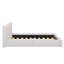 Grand lit plateforme tapissier en bois massif robuste-8849007