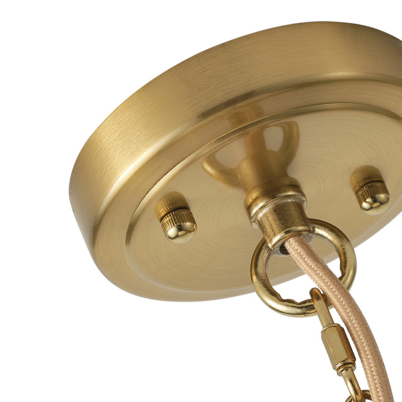 Luminaire suspendu en fer tressé 4 lumières