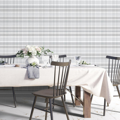 Marceleen Peel & Stick Plaid Roll
