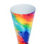 Bain d'oiseaux extérieur en verre sur piédestal de 42 cm de haut, arc-en-ciel-256866618