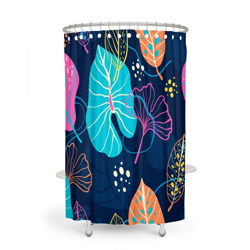 Rideau de douche Floral, H 83,00 po x l 70,00 po