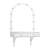 Hayley 31.5'' Wall Makeup Vanity Desk-159125476
