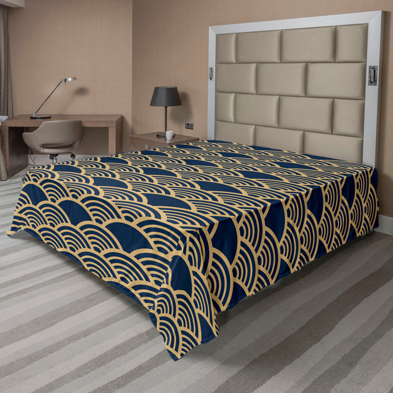 Drap plat Ambesonne, Drap plat pour taille de lit très grand californi