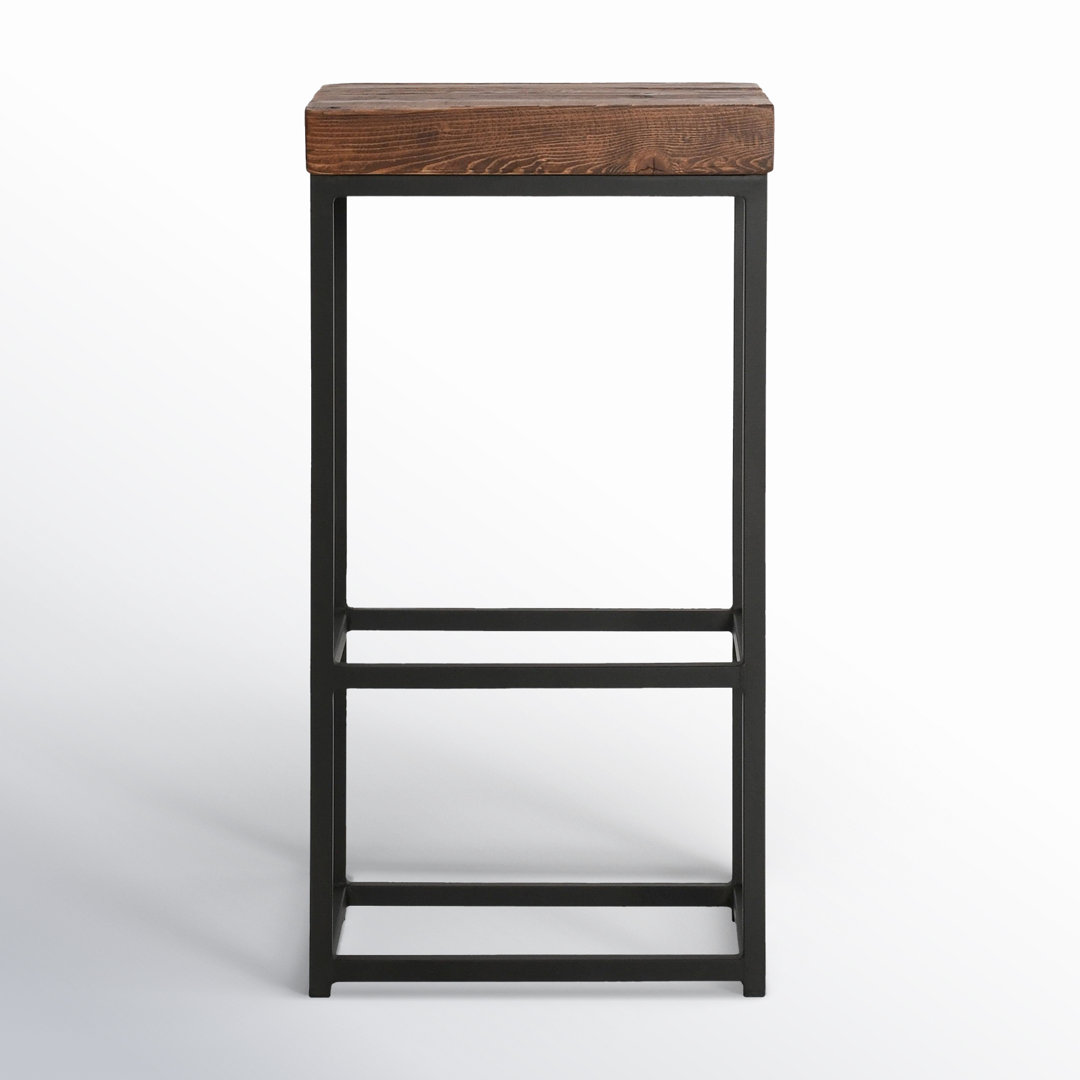 Solid Wood Bar & Counter Stool Greyleigh™ Seat 