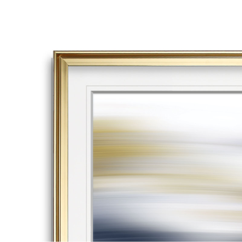 « windswept », reproduction de peinture à l’huile sur toile tendue, H 23 po x l 23 po x P 1,5 po, Cadre doré