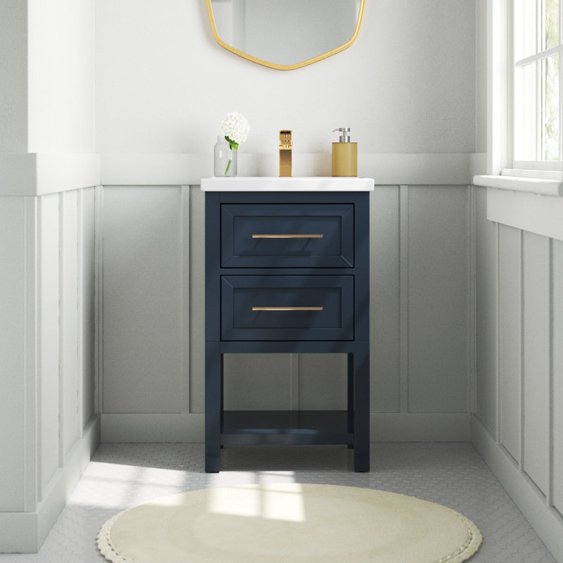Bickley 20" Single Bathroom Vanity Set, Midnight Blue