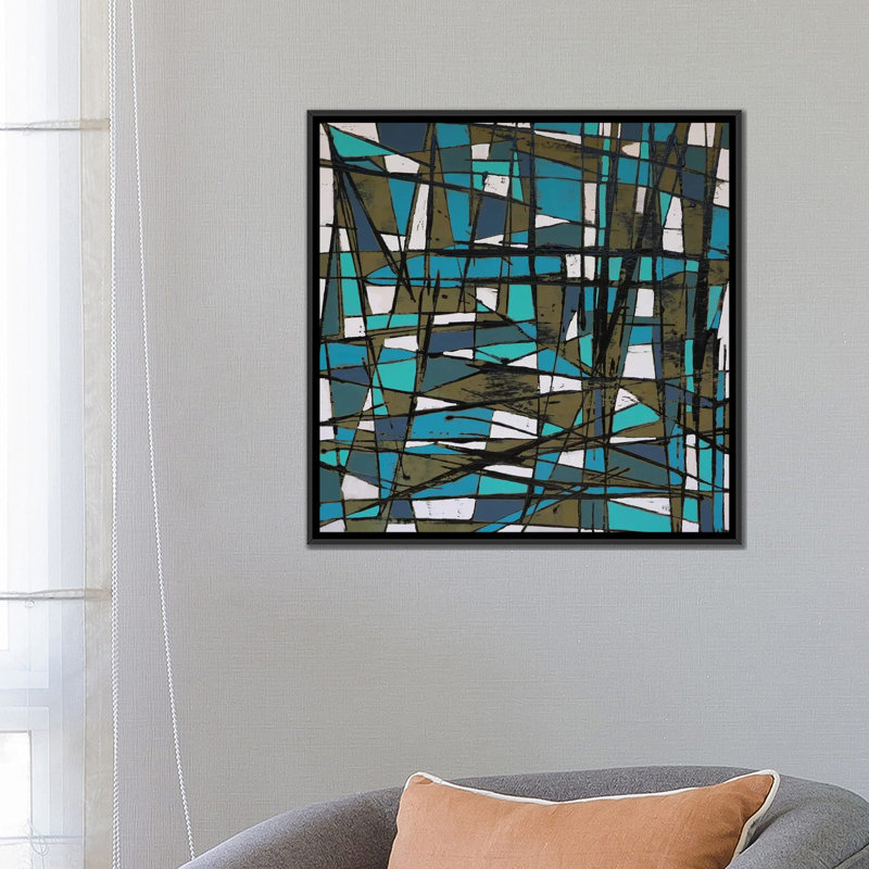 «Zeppelin 1952» par Alicia Dunn, impression sur toile tendue, H 26 po x l 26 po x P 1,5 po, Toile avec cadre noir
