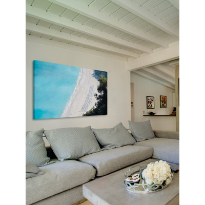 Reproduction de photo sur toile tendue "white sandy beach"