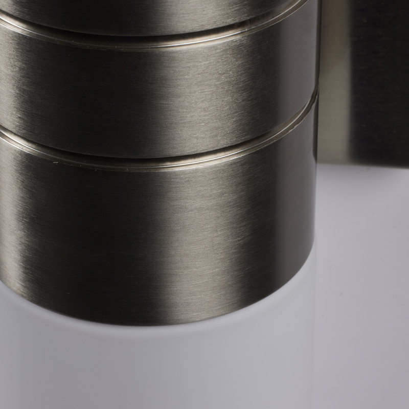 Hoddesd Armed Sconce, 2 x 60W T10 Medium Base Incandescent, Brushed Nickel