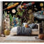 Décoration murale amovible rétro papier peint de science-fiction-925771090-925771091