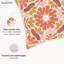 Housse de coussin floral en polyester