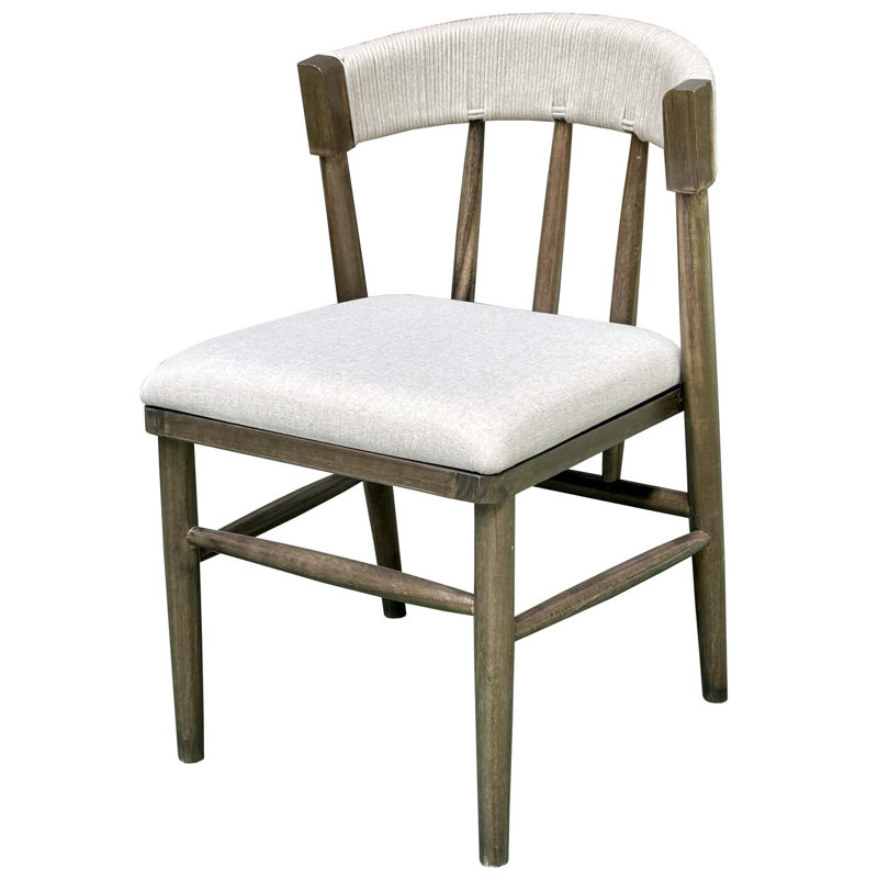 Alto Back Chair Brown, Natural Wood