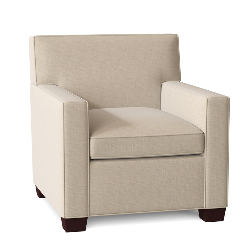 Warren Upholstered Armchair, Elizabeth Bone