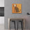  «Auguste Wish 7» par Chariklia Zarris, art mural en verre acrylique, 24 po x 24 po