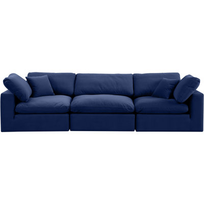 Ivoryanna 119'' Velvet Sofa