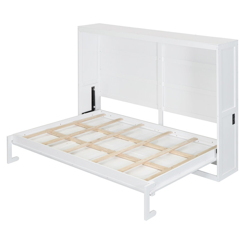 Murphy Bed Wall Bed, Full, White