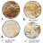 Marguerite - Abstract Round Metal Wall Art-109589090