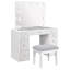 Ensemble de meuble-lavabo l 47,4 po, blanc / gris