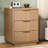 23.6“ 3-Drawer Nightstand-1383005641