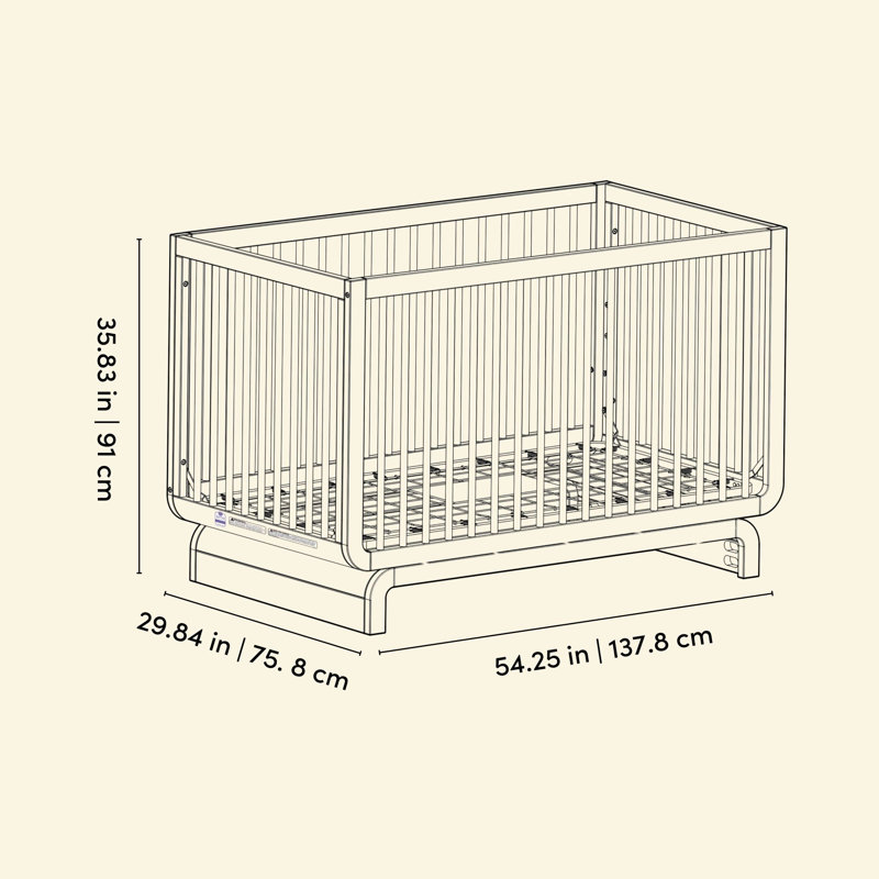 Santorini 5-in-1 Convertible Crib