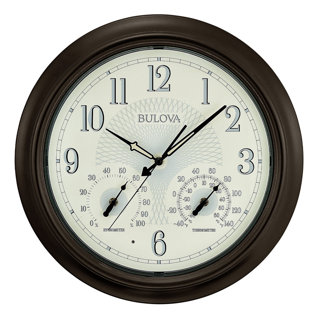 Metal Wall Clock Bulova